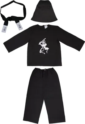 Produktbild von Ninja Samurai Kostüm für Kinder Größe: 140