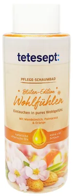 Produktbild von tetesept Schaumbad WOHLFÜHLEN 500ml Blüten Mandeldrink Palmarosa Orange