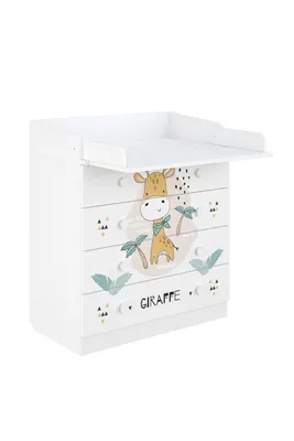 Produktbild von Wickelkommode 800 Shefa Kids, weiß, Giraffe