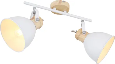 Produktbild von Globo Lighting Strahler Metall weiß, 2x E27