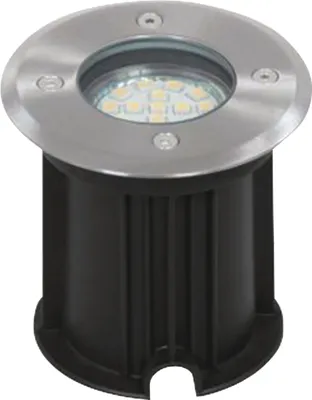 Produktbild von Ranex 5000.461 LED Bodeneinbaustrahler Bolton, Außen-Bodenbeleuchtung, Schwarz, Edelstahl, IP65, Eingang, Garten, LED, 3 W