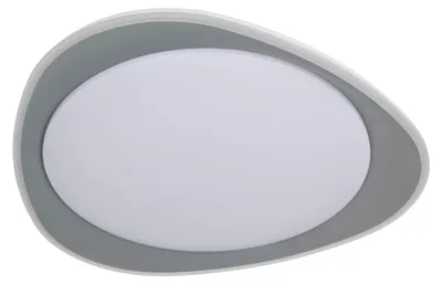 Produktbild von Deckenleuchten - LED Deckenleuchte "TOKIO" Ø: 45,5cm, Deckenlampe aus Metall und Kunststoff in weiß, 5,7 cm hoch, Ø 45,5 cm, Inkl. LED – dimmbar – Inkl. Memoryfunktion