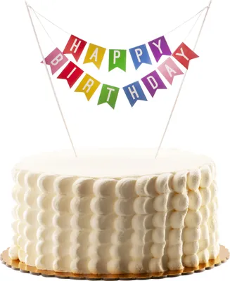 Produktbild von Alles Gute zum Geburtstag Tortenaufsatz 19x17cm