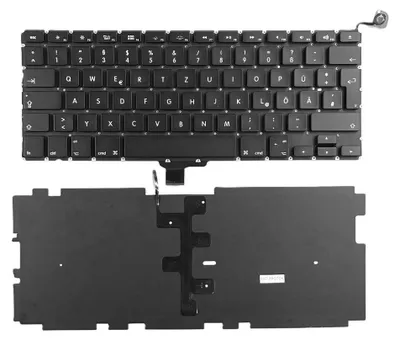 Image de FRANÇAIS - Clavier rétroéclairé compatible avec Macbook Pro Unibody A1278 MB467