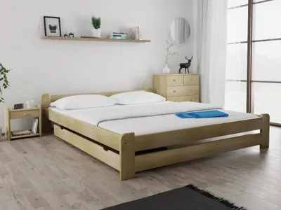 Produktbild von Bett Emily 180 x 200 cm, Kiefer Matratze: Ohne Matratze, Lattenrost: Ohne Lattenrost