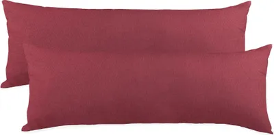 Produktbild von Doppelpack Active Bezug 40x145 bordeaux Baumwolle Jersey Reißverschluss