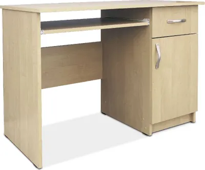 Produktbild von Schreibtisch BARTEK mit Schubladen und Türen Sonoma Computertisch