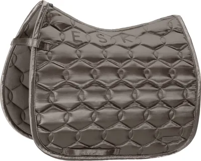 Produktbild von Eskadron Schabracke " SATIN CONTRAST " Form - Dressur Farbe - steelgrey