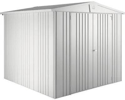Produktbild von Biohort Europa, Metallschuppen, Doppel, A-Rahmendach, Silber, Metall, Silber