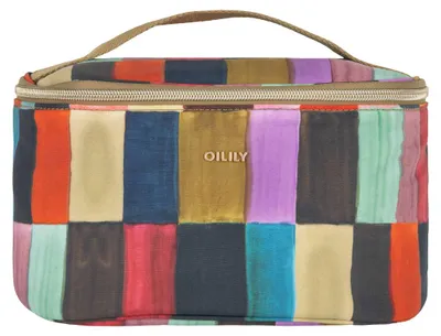 Productafbeelding van Oilily toilettas cosmetische tas Orilla Cady Beauty Case Winter Berry kleurrijke