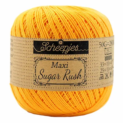Produktbild von Scheepjes Maxi Sugar Rush 50g (208) Yellow Gold