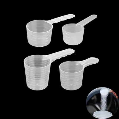 Maßlöffel-Set 100/70/50/40 ml, transparent, Dosierhilfe