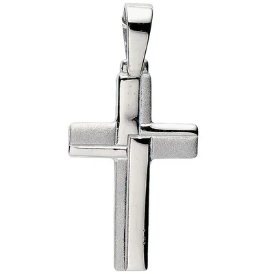 Produktbild von Miamar 27.9104S Herren Anhänger Kreuz Silber