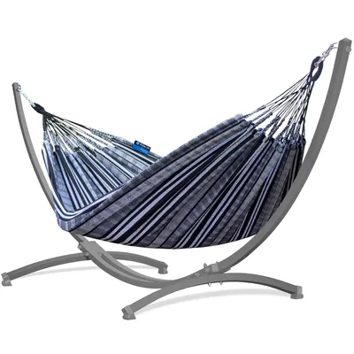 Obrázok produktu pre Potenza hojdacia sieť s rámom Pre dve osoby Hojdacia 230x160 cm I Rám 220kg