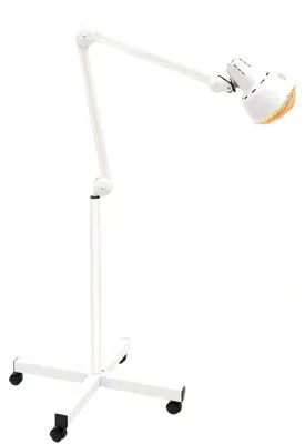 Zdjęcie produktu dla Lampa grzewcza na podczerwień, 275W, 220V, źródło światła LED, zakres regulacji temperatury 0-90°C, wolnostojąca, wyposażona w kółka