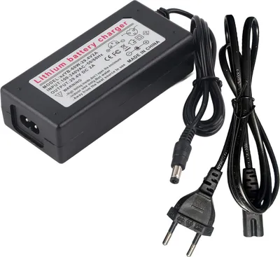 Immagine prodotto di 29,4 V 2000 mA in fibra di carbonio per caricabatterie a spina per scooter elettrici