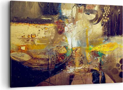 Produktbild von Bild auf Leinwand - Leinwandbild - Abstraktion modern - 120x80cm - Wand Bild - Wanddeko - Leinwanddruck - Bilder - Kunstdruck - Wanddekoration - Leinwand bilder - Wandkunst - AA120x80-3483