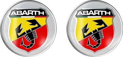 Produktbild von Abarth 3D Aufkleber Offizielle Schild, Durchmesser 12 mm, 2 Stücke