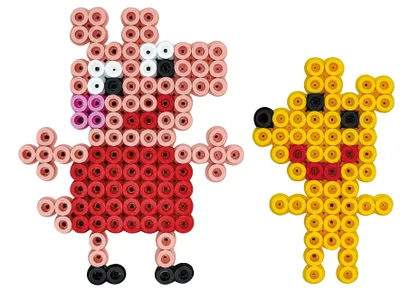 Productafbeelding van Hama strikparels maxi + stifttafel "Peppa Wutz", in doos