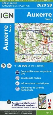 Obrázok produktu pre Auxerre – Toucy: 1:25 000
