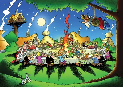 Immagine prodotto di Nathan Puzzle Asterix e Obelix - 1500 pezzi - Puzzle da banchetto