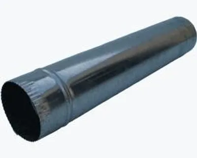 Produktbild von Lüftungsrohr, unverzinkt, 140 mm, 1 m – RC 140