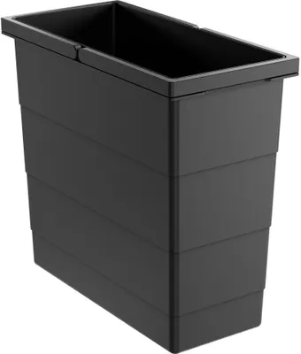 Produktbild von 12 L Ersatzeimer 1225949 für Hailo Abfallsammler Raumspar Tandem S (3644931), schwarz