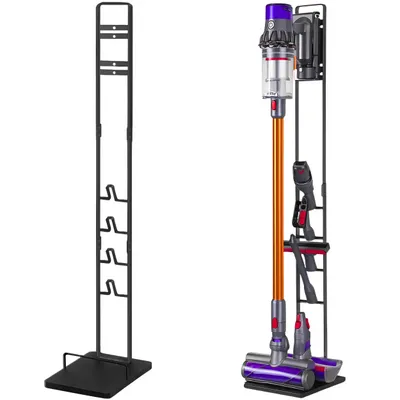 Produktbild von Staubsauger Ständer kompatibel mit Dyson V7 V8 V10 V11 V12 V15 Gen5, Freistehende Halterung mit Zubehörhaltern
