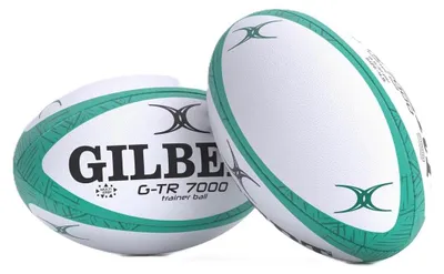 Produktbild von Gilbert G-TR7000 Rugbyball Weiß/Grün Größe 4,5