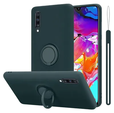 Immagine prodotto di Cadorabo custodia per Samsung Galaxy A70 / A70s custodia protettiva in verde custodia per cellulare TPU custodia cover