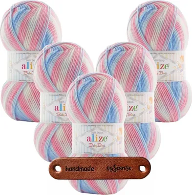 Produktbild von 5 x ALIZE Baby Best Batik 7935 mit Label