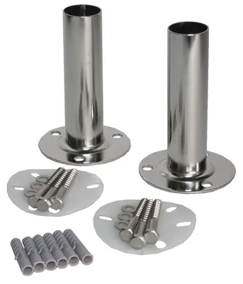 Produktbild von Astral Pool V2A Leiterendstücke, 1 Paar Montageset