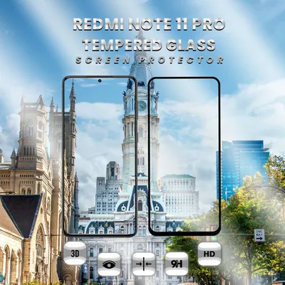 Obrázek produktu pro Xiaomi Redmi Note 11 PRO - tvrzené sklo 9H - 3D ochrana displeje v super kvalitě