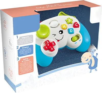 Produktbild von Baby-Game-Controller, musikalischer Lichteffekt, pädagogisches Fernbedienungsspielzeug für Kleinkinder