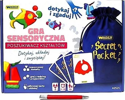 Zdjęcie produktu dla WADER Play_Fun Gra SecretPock.Posz.Kształtów 42521