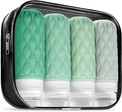 Immagine prodotto di Set da bagno in silicone, 4 pezzi, impermeabile