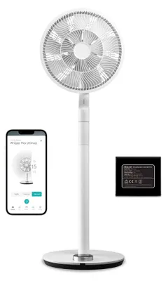Produktbild von Duux Whisper Flex Ultimate Weiß | Smart | Standventilator | Extrem leise | 30 Geschwindigkeiten
