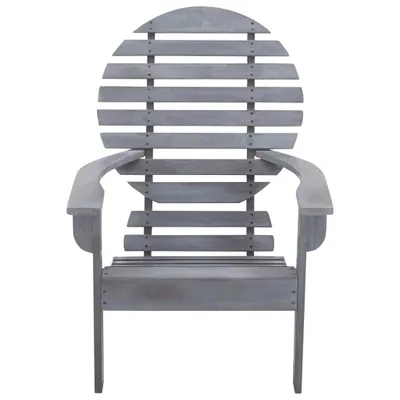 Image de Chaise Adirondack Bois massif Acacia Gris