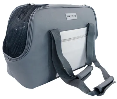 Obrázok produktu pre Mersjo EasyTravel prepravná taška pre mačky a malé psy do 8 kg, spevnené dno, sivá, 48 × 23 × 31 cm