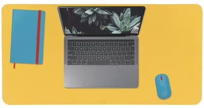 Produktbild von Leitz Cosy Desk Mat, Gelb, Polyester, 400 mm, 800 mm, 2 mm, 500 g