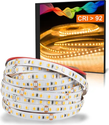 Produktbild von LED Strip 2835 Warmweiß (2700K) CRI 92 72W 5 Meter 24V IP20