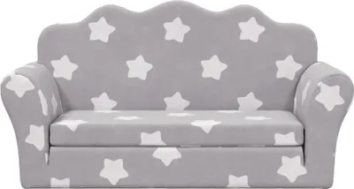 A children's sofa with a star pattern.
