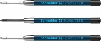 Produktbild von Schneider Kugelschreiber Mine Express B 3er-Set schwarz