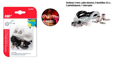 Imagen del producto de Kit eléctrico escolar MP para el aprendizaje práctico de la electricidad - MP