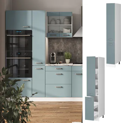 Produktbild von Apothekerschrank Vicco R-Line Blau-Grau 30 cm, Model 41171