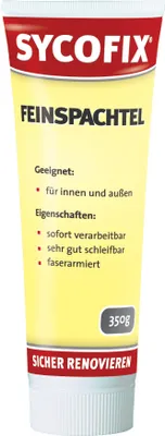 Zdjęcie produktu dla Szpachlówka drobnoziarnista – SYCOFIX – 350 g – bardzo dobrze szlifowalna – bezrozpuszczalnikowa