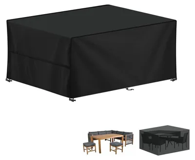 Zdjęcie produktu dla Elzusha - Pokrowiec na meble ogrodowe, wodoodporny, wykonany z tkaniny Oxford 420D, wymiary 170x100x75 cm, odporny na promieniowanie UV
