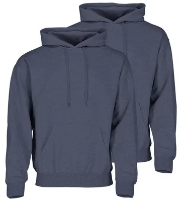 Produktbild von Doppelpack Fruit of the Loom Classic Kapuzen-Sweat Herren Hoodie 2er Pack + GRATIS MyShirt Stoffbeutel