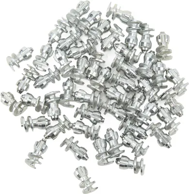 Produktbild von 50 Stück einschraubbare Reifenbolzen, rutschfeste Fahrradreifen, Radreifen, Schneespikes für Auto, LKW, Gabelstapler, Motorrad