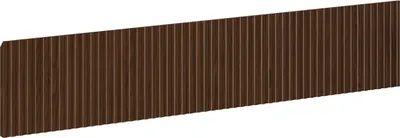 Immagine prodotto di Mexen Rivel frontale scanalato per corpo mobile da bagno 100 x 20 cm, noce - 91A20-1000-235-1-86